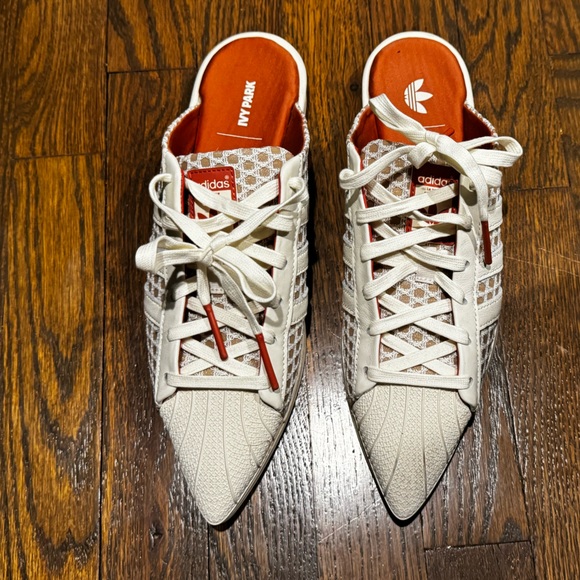 Ivy Park Adidas Collab Mule Pointed Toe Sneaker ivytopia White Beyonce - Picture 3 of 5